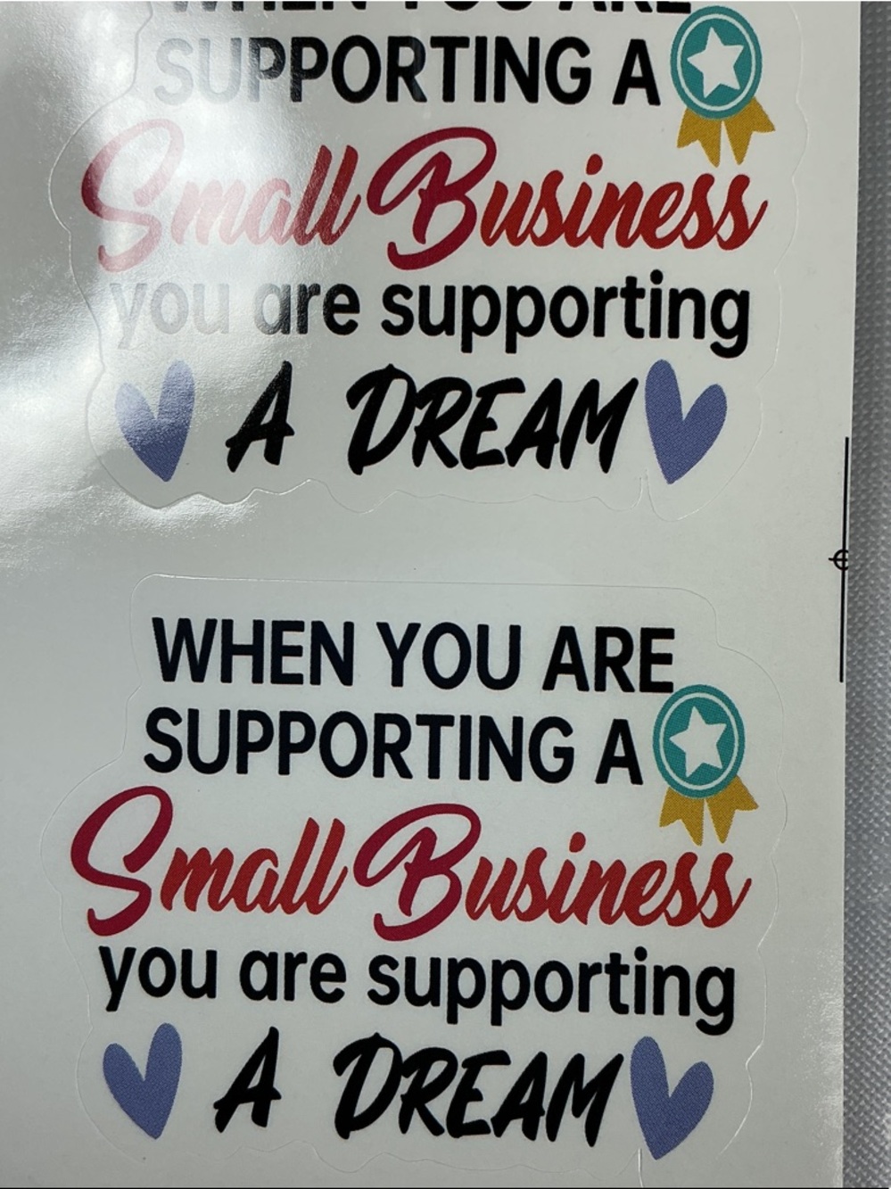 30 Small Business Support Stickers You Are Supporting A Dream Labels - Picture 3 of 3